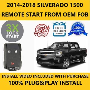 100% Plug & Play Remote Start Starter 2014-2018 CHEVROLET SILVERADO 1500