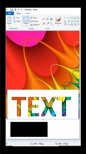 image text in paint #imagetextpaint #mspaint