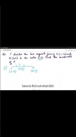 Section Formula in 60 Seconds | Class 10 Maths