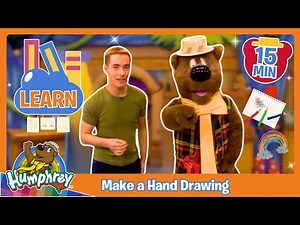 LEARN how to draw a picture | Educational Kids Video | Humphrey B. Bear