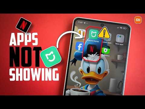 How to Fix Apps Not Showing on Home Screen MI | Installed Apps Not Showing Xiaomi