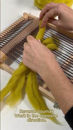 How to weave the Soumak Stitch