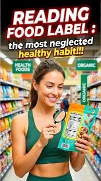 Reading FOOD labels | the most ignored healthy habit ‼️