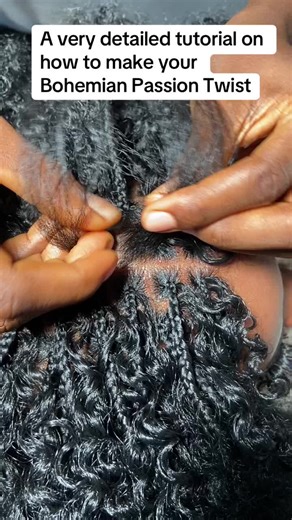Bohemian Passion Twist Hair Tutorial