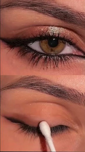 How to apply black eyeliner