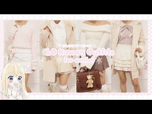 🤍Kawaii Winter Fashion Lookbook ft ‪@PrincessJessy‬ 🩰🦢