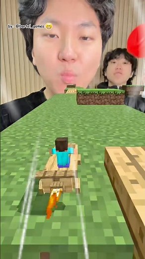 Minecraft Speed Run Beatbox Racing Game 🚀 #beatbox #tiktok