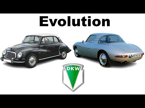 Evolution of DKW cars - Models by year of manufacture