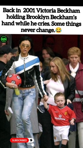 Some Things Never Change between Victoria Beckham and Young Brooklyn 😂😂