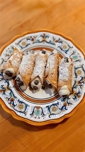 Come make cannoli with the Compagnos🥰 A plate full of tradition, a heart full of comfort- Family recipes are priceless but the true blessing is time together ♥️ And always learning from Dad! #daddydaughtertime #familyrecipe #countingblessingsnotcalories #cannoli 🇮🇹 | Emily Compagno