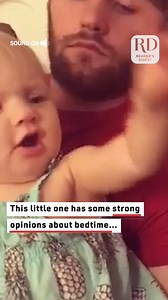 This toddler girl wasn't going to bed without a fight! #funnytoddlers #cutekids #kidvideos | Reader's Digest