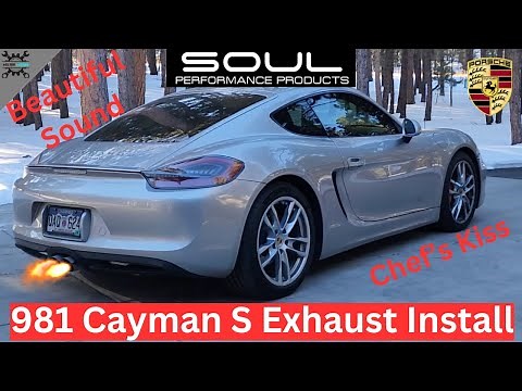 Installing Soul Performance Full Exhaust on Cayman S | 2014 Cayman S (981) Full Exhaust Sound
