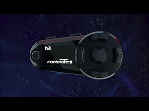 Fodsports V6S Intercom for 6 Riders – Unleash True Freedom on the Road!