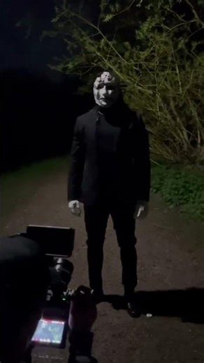 Filming A Horror Short 😱 | Behind The Scenes | #Shorts #indiefilm