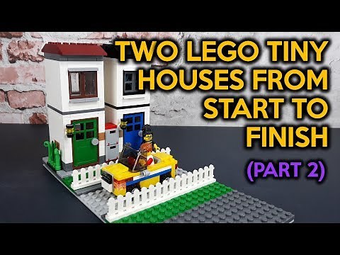 Building TWO LEGO Tiny Houses from Start to Finish (Part 2)