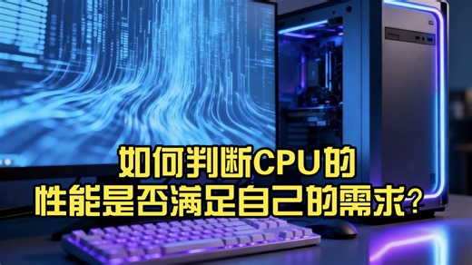 如何判断CPU的性能是否满足自己的需求？