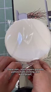 1000pcs Rounds Hamburger Patty Paper Sheets White Unbleached Parchment Paper Non-Stick Food Grade Press Paper for Burger Press/Separating Frozen Patties (4.5")