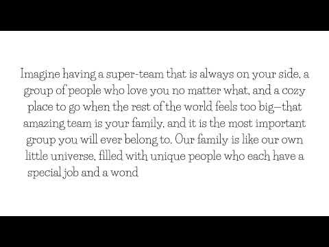 My Family Paragraph for Kids | Easy & Simple 10 Lines | Short Paragraph on My Family in English