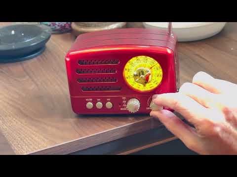 Retro Radio Review 📻✨ | PRUNUS J-160 Bluetooth AM/FM Rechargeable Radio