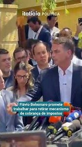 FLÁVIO BOLSONARO VOWS TO WORK TO REMOVE TAX COLLECTION MECHANISM
