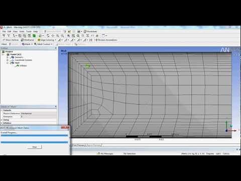 ANSYS'13 2D Meshing :Inflation How to use inflation in ANSYS Ansys Workbench Tutorial for Beginners