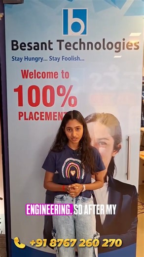Besant Technologies on Instagram: "Congrats 🔥 | .NET Full Stack Training in Bangalore with Placement Support - Enroll Now ! Learn end-to-end development with the .NET Full Stack Developer course in Bangalore at Besant Technologies, a trusted software training institute in Bangalore with Placements. This job-oriented .NET Full Stack course covers frontend skills, C#, ASP.NET, databases, and real-time project practice used in IT companies. Gain hands-on experience with guidance from expert traine