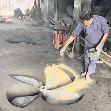 Amazing Making process of Ship propeller #Ship