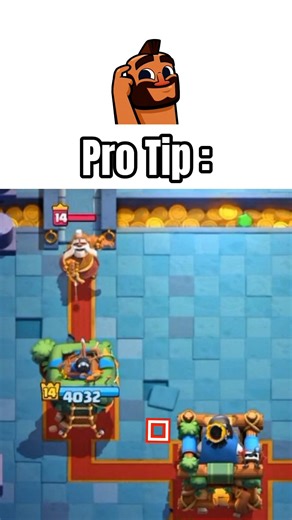 Pro tip to De-activate king tower easily✅|#clashroyale #monk