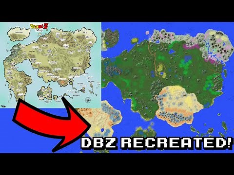 I Created Dragonball Z's Entire Map in Minecraft