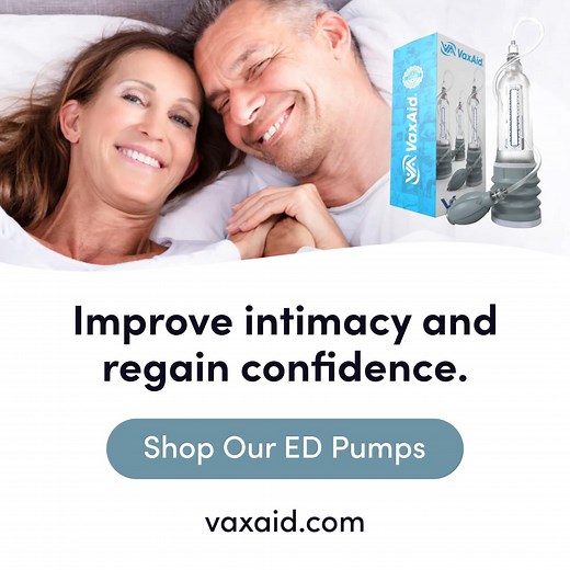 In the search for ED solutions, what makes VaxAid different? 🔥9/10 men improve right away Browse pumps proven to help 👇 | VaxAid