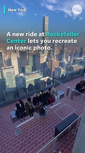 Recreate the iconic 'Lunch Atop a Skyscraper' at Rockefeller Center
