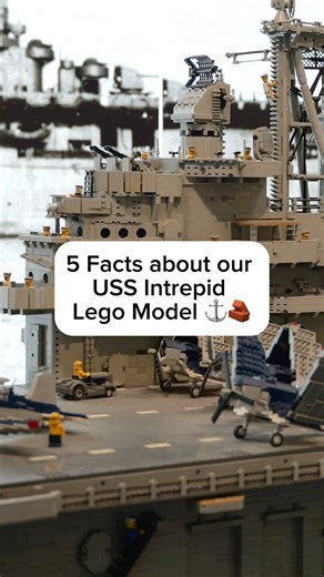 2.5K views · 65 reactions | Did you know we have a USS Intrepid LEGO model that has approximately 250,000 pieces?! #intrepidmuseum #lego #DIY | Intrepid Museum | Facebook