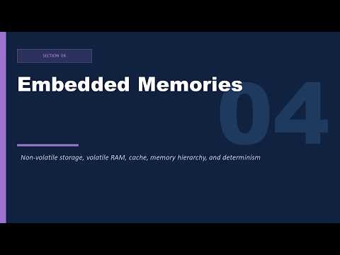 5. Embedded Memories || Embedded System