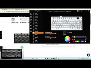 EPOMAKER X Aula F75 MAX – How to Change RGB Color via App