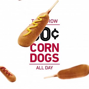 2.6K reactions · 33K shares | Come in tomorrow for 50¢ Corn Dogs ALL DAY & make it rain—Corn Dogs, that is ☔️ Tax not included. Add-ons cost extra. Cannot be combined with other offers. Offer valid 08/31/16 at participating SONIC Drive-Ins while supplies last. | Sonic Drive-In | Facebook