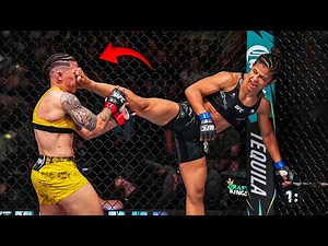 UFC Taekwondo Girl 👊 Insane Kick Power, Fight Skills & Training Highlights | TKD Action