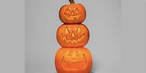 4 stackable pumpkins that won't melt in the heat