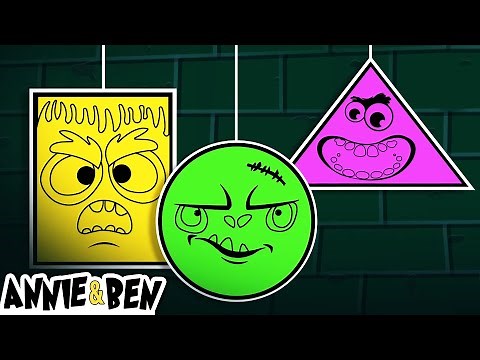 Learn Shapes With Halloween Masks | Educational Videos For Kids