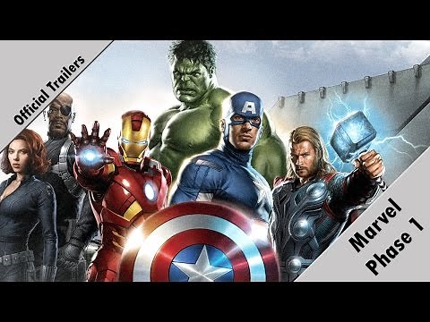 Official Trailers - Marvel Cinematic Universe (Phase 1)