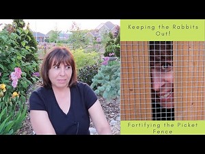 Keeping Rabbits Out of the Veg Garden: The Picket Fence Fix