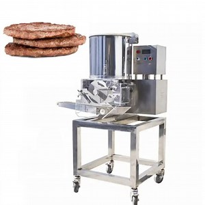 [Hot Item] Chicken Nugget Shaping Machine Meat Pie Frying Line Automatic Hamburger Patty Custom Size Pressure Machine