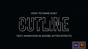 Easy Outline Animation Effect in Adobe After Effects using Trim Paths | Sean Bates | Skillshare