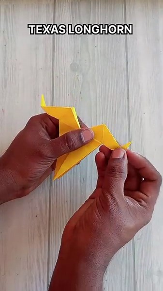 TEXAS LONG HORN ORIGAMI TUTORIAL STEP BY STEP FOLDING| ART