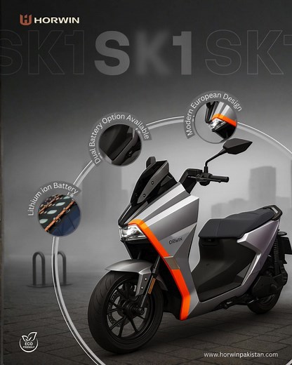 14K views · 86 reactions | Experience the next level of electric mobility with the Horwin SK1. Modern design, powerful performance, and a ride that’s built for the next generation. Are you ready#electricvehicles #horwin #sk1 #electricbike #evpakistan #ecofriendlyride #modernmobility #urbancommute #electricvehicles | Horwin Pakistan | Facebook