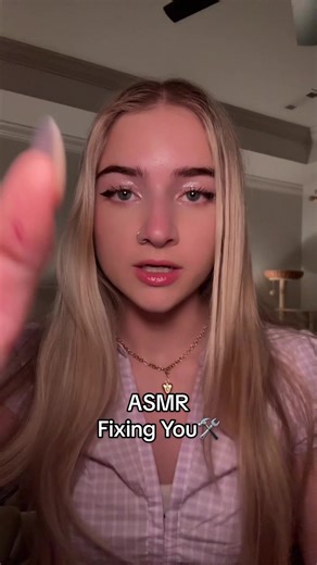 Not sure what I fixed but you’re better than before! 😁 #asmr #asmrsounds #asmrvideo #sleep #fyp