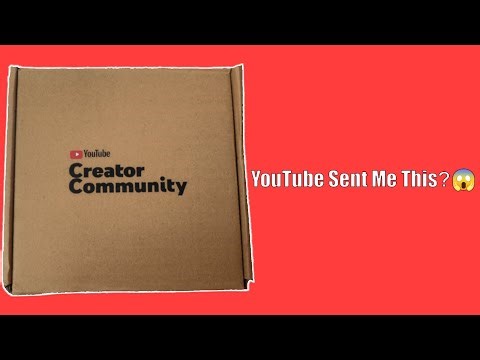 YouTube Creator Community Box Unboxing 🎉 | Thank You YouTube!