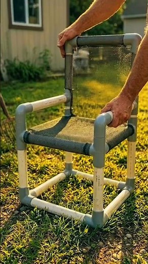 DIY Chair From PVC Pipes