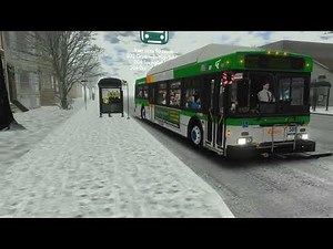 OMSI 2 Snow Run During Winter Storm