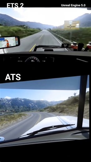 ETS 2 vs ATS Truck Comparison #eurotrucksimulator2 #americantrucksimulator