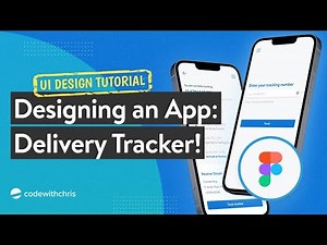 How to Design a Delivery Tracker App | Figma Tutorial for Beginners